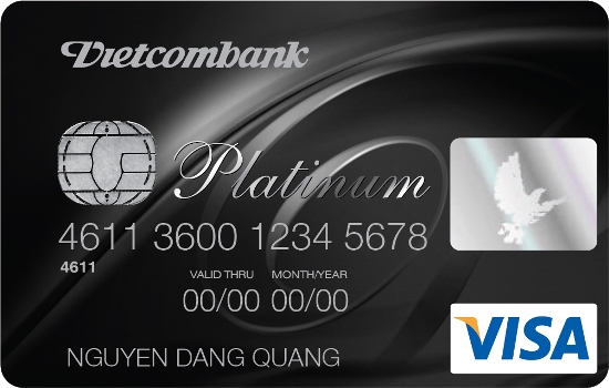 Thẻ Vietcombank Visa Platinum 